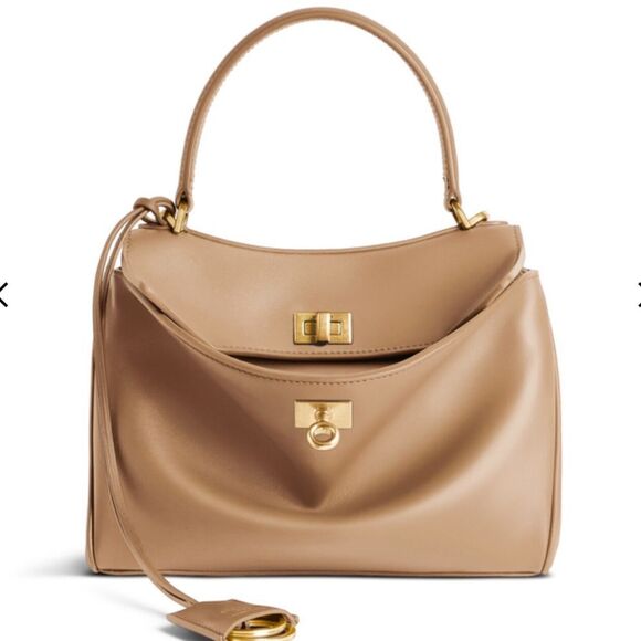 Balenciaga  RODEO HANDBAG MINI IN LATTE NWT - Picture 1 of 5